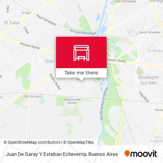 Juan De Garay Y Esteban Echeverría map