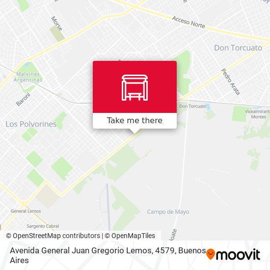 Avenida General Juan Gregorio Lemos, 4579 map