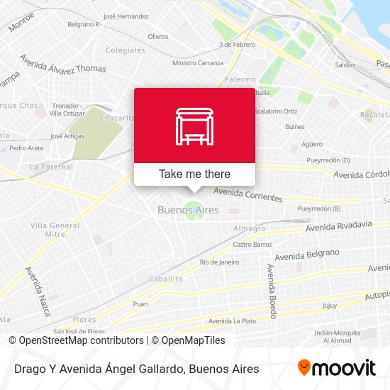 Mapa de Drago Y Avenida Ángel Gallardo