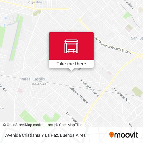Avenida Cristianía Y La Paz map