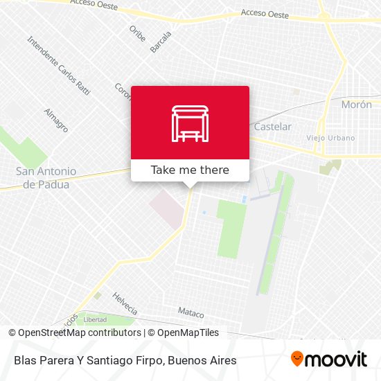 Mapa de Blas Parera Y Santiago Firpo