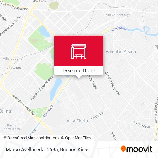 Mapa de Marco Avellaneda, 5695