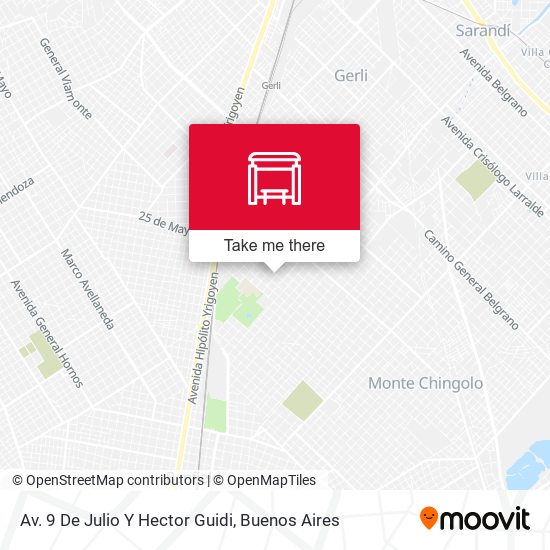 Av. 9 De Julio Y Hector Guidi map