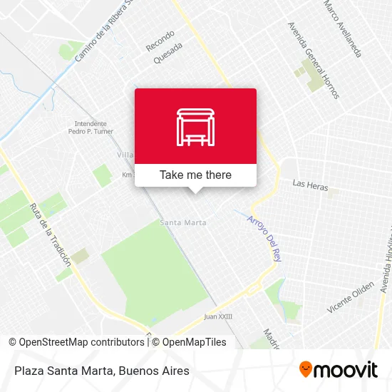 Plaza Santa Marta map