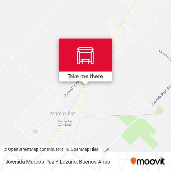 Avenida Marcos Paz Y Lozano map