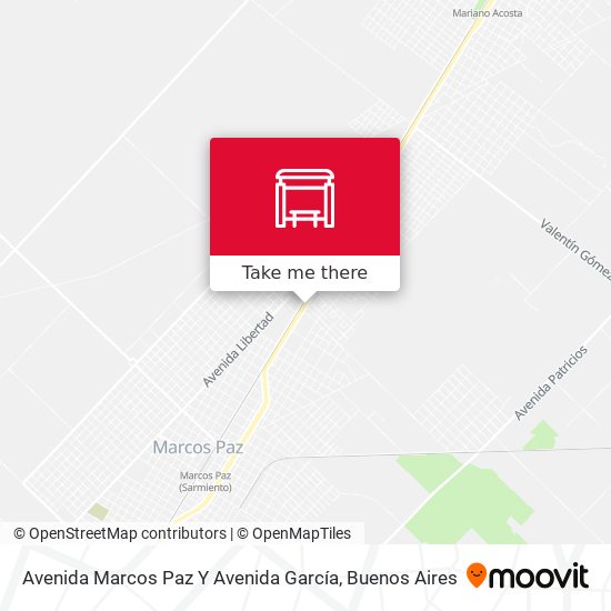Mapa de Avenida Marcos Paz Y Avenida García