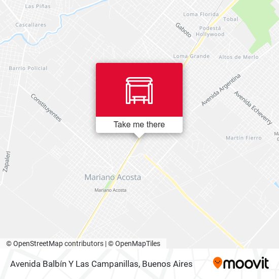 Avenida Balbín Y Las Campanillas map