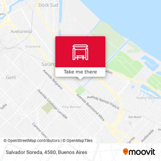Salvador Soreda, 4580 map