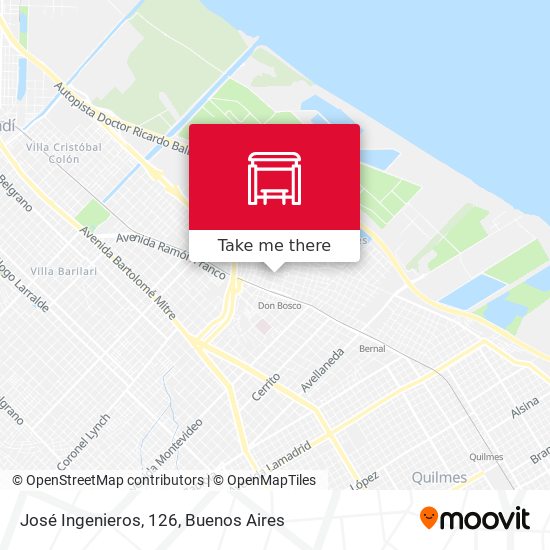 José Ingenieros, 126 map