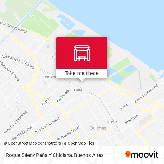Mapa de Roque Sáenz Peña Y Chiclana