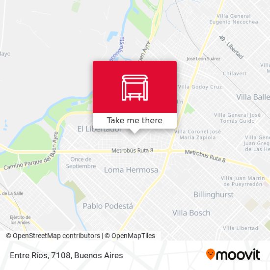 Entre Ríos, 7108 map