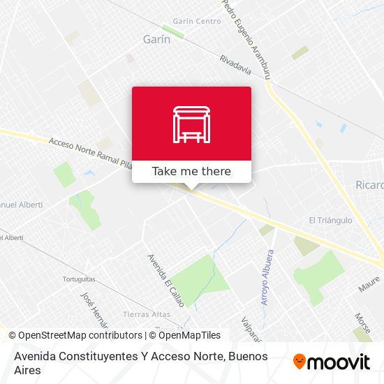 Mapa de Avenida Constituyentes Y Acceso Norte