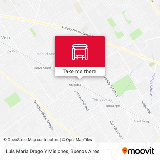 Luis María Drago Y Misiones map