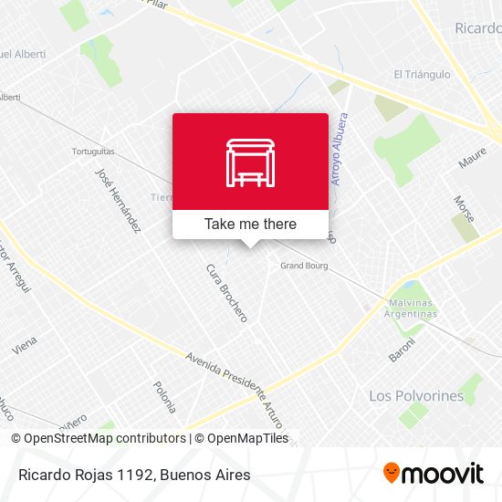 Mapa de Ricardo Rojas 1192