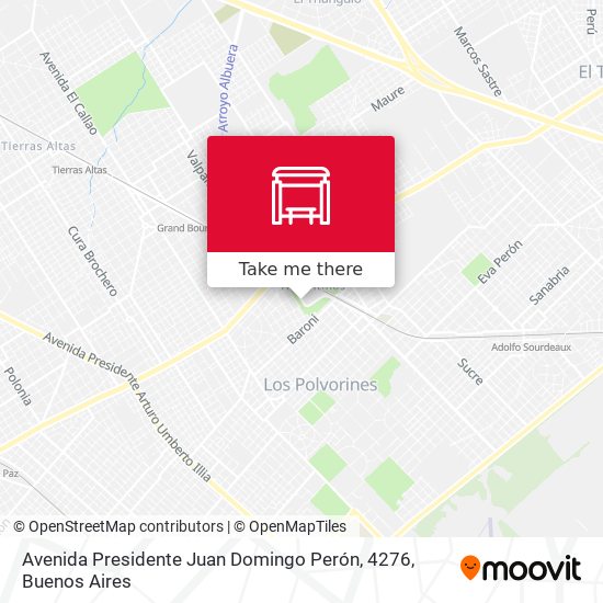 Mapa de Avenida Presidente Juan Domingo Perón, 4276