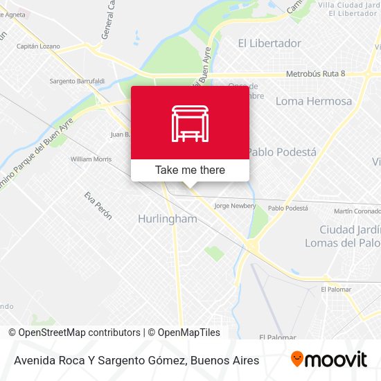 Avenida Roca Y Sargento Gómez map