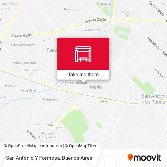 San Antonio Y Formosa map