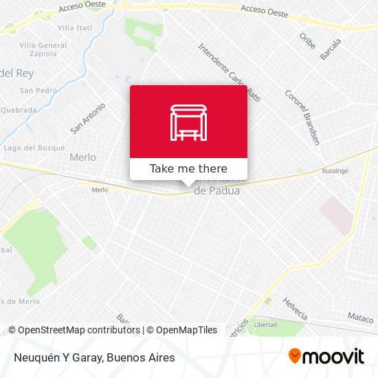 Neuquén Y Garay map