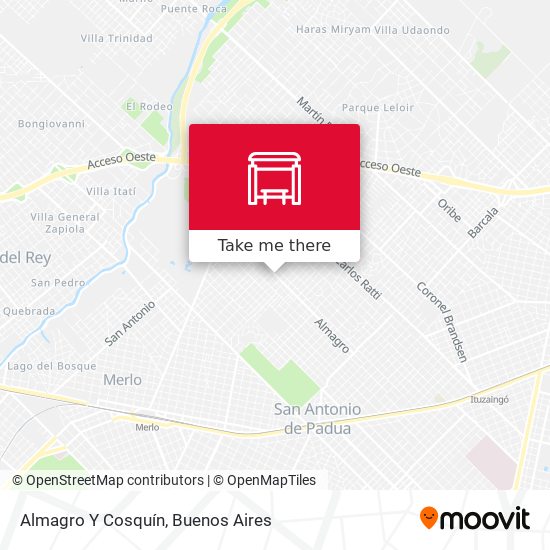 Almagro Y Cosquín map