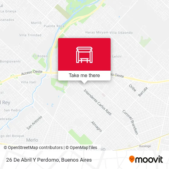 26 De Abril Y Perdomo map