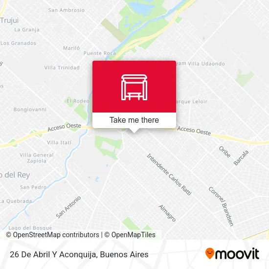 26 De Abril Y Aconquija map