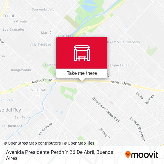 Avenida Presidente Perón Y 26 De Abril map