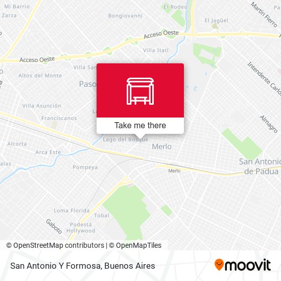 San Antonio Y Formosa map