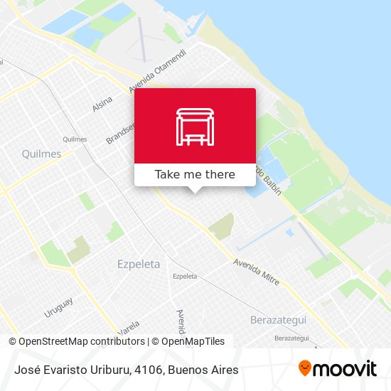 José Evaristo Uriburu, 4106 map