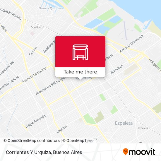 Corrientes Y Urquiza map