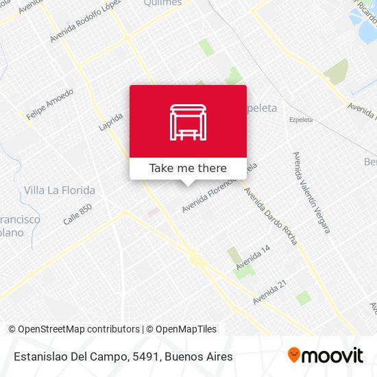 Estanislao Del Campo, 5491 map