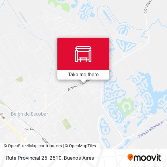 Ruta Provincial 25, 2510 map