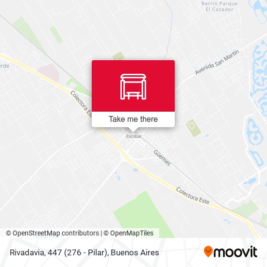 Rivadavia, 447 (276 - Pilar) map