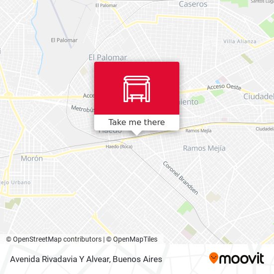 Mapa de Avenida Rivadavia Y Alvear