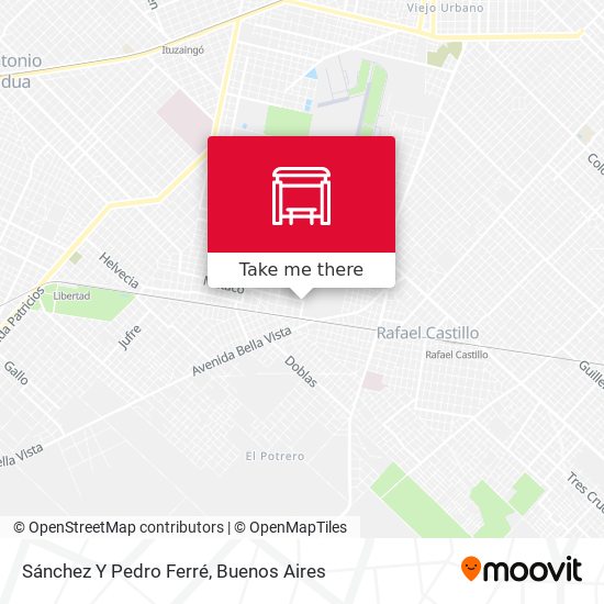 Mapa de Sánchez Y Pedro Ferré