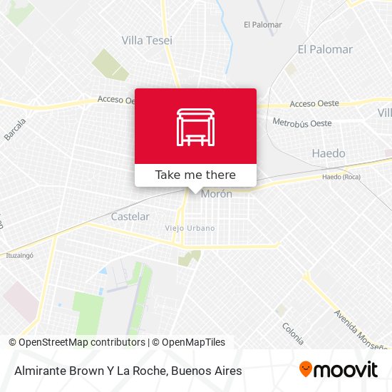 Mapa de Almirante Brown Y La Roche