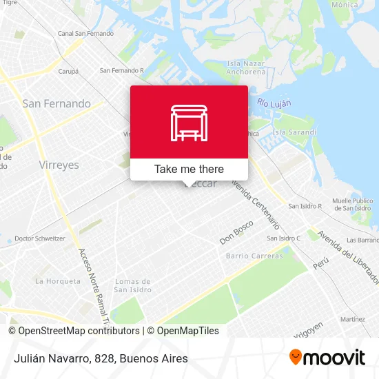 Julián Navarro, 828 map