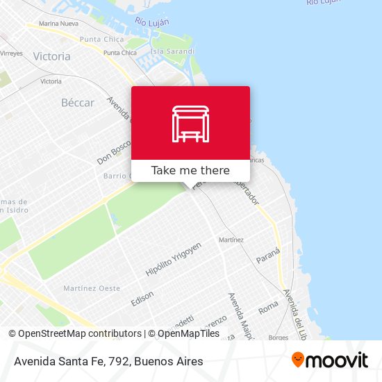 Mapa de Avenida Santa Fe, 792