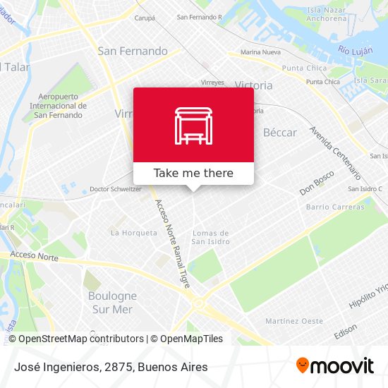 José Ingenieros, 2875 map