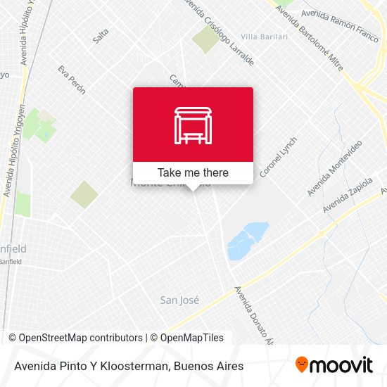 Avenida Pinto Y Kloosterman map