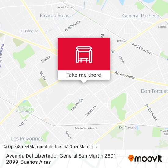 Avenida Del Libertador General San Martín 2801-2899 map