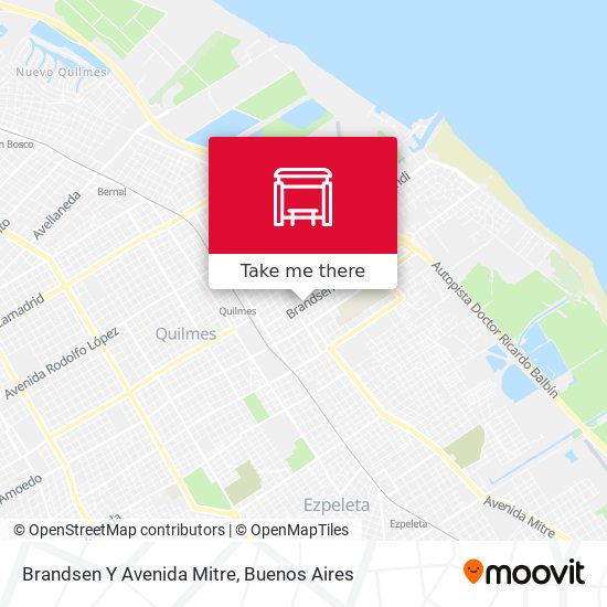 Brandsen Y Avenida Mitre map