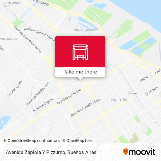 Mapa de Avenida Zapiola Y Pizzurno