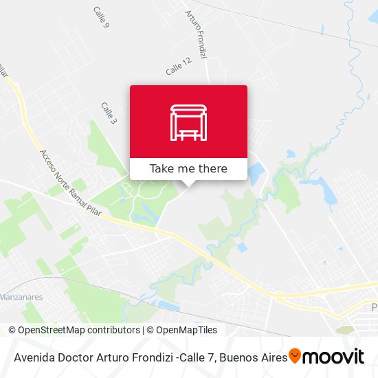 Avenida Doctor Arturo Frondizi  -Calle 7 map
