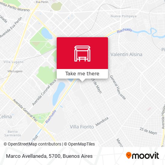 Marco Avellaneda, 5700 map