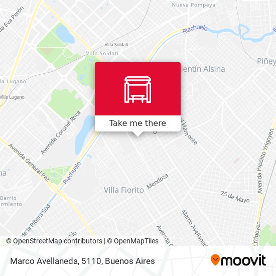 Mapa de Marco Avellaneda, 5110