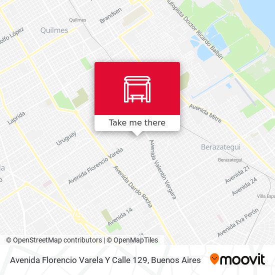 Avenida Florencio Varela Y Calle 129 map