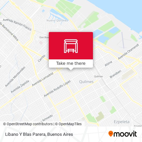 Mapa de Líbano Y Blas Parera