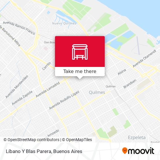 Mapa de Líbano Y Blas Parera