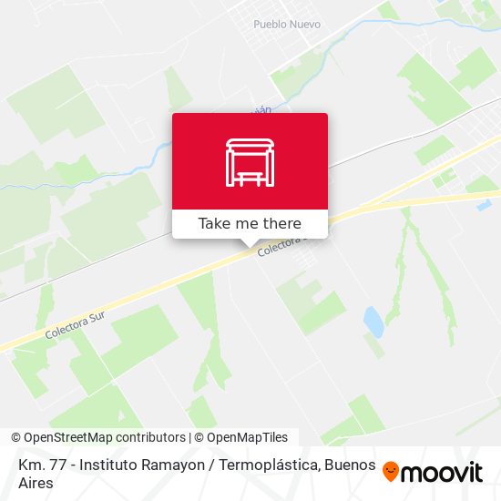 Km. 77 - Instituto Ramayon / Termoplástica map