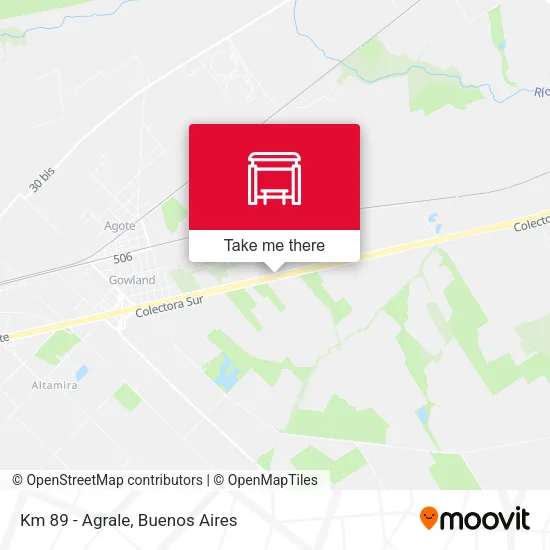 Km 89 - Agrale map